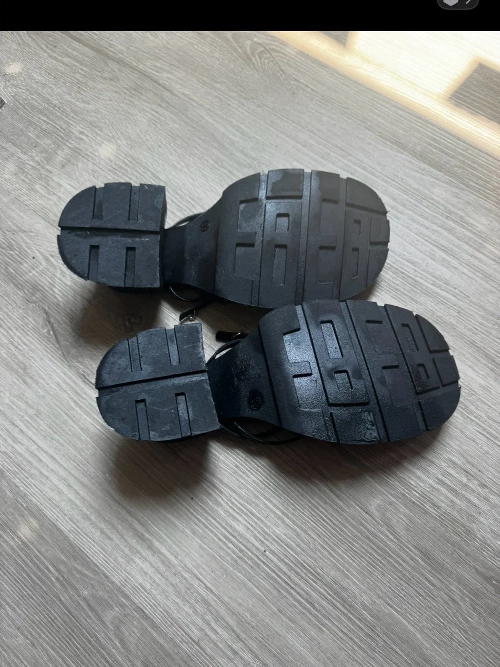 Miista Black Braided Strap Leather Sandals